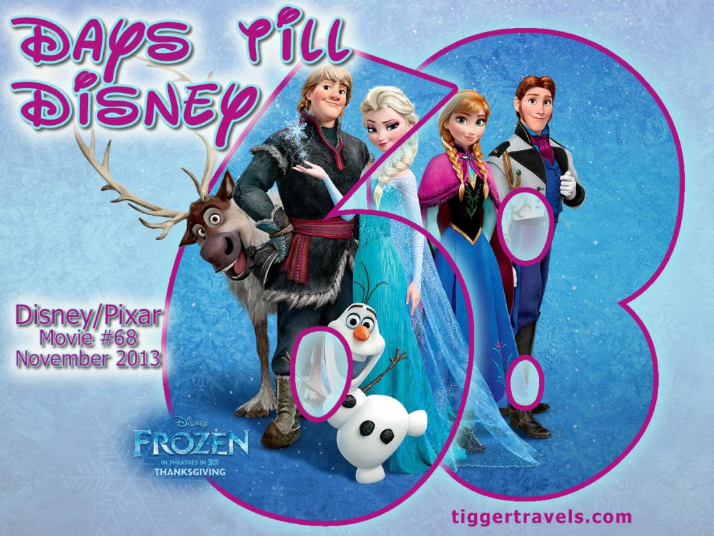 #TTDAVCDN Days till Disney: 68 days Frozen Movie # 68 - November 2013