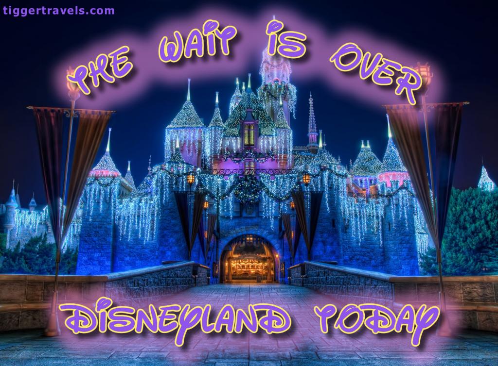 #TTDAVCDN Days till Disney: 0 days! The wait is over! Disneyland TODAY!