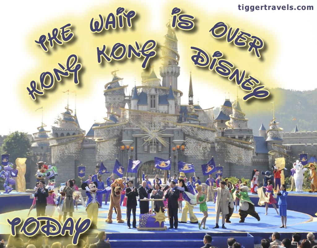#TTDAVCDN Days till Disney: 0 days! The wait is over! Hong Kong Disney TODAY!
