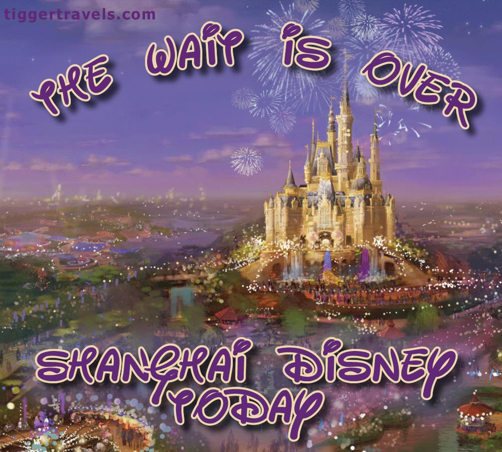 #TTDAVCDN Days till Disney: 0 days! The wait is over! Shanghai Disney TODAY!