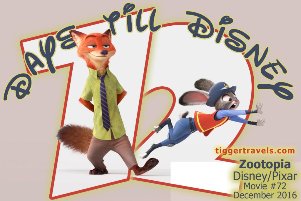 #TTDAVCDN Days till Disney: 72 days Zootopia Movie # 72 - March 2016