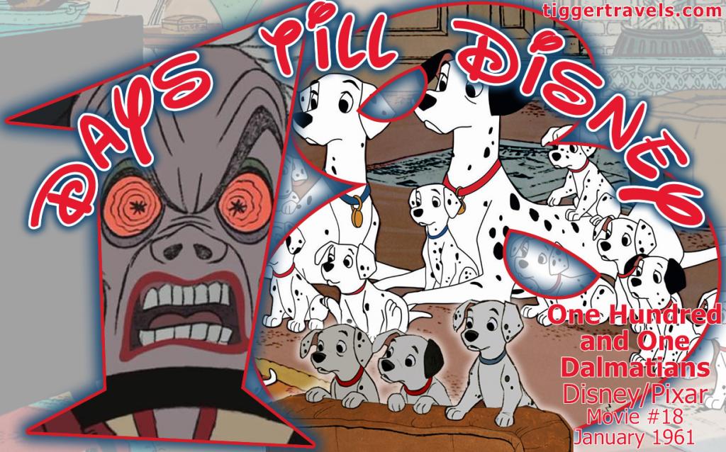 #TTDAVCDN Days till Disney: 18 days One Hundred and One Dalmatians Movie # 18 - January 1961