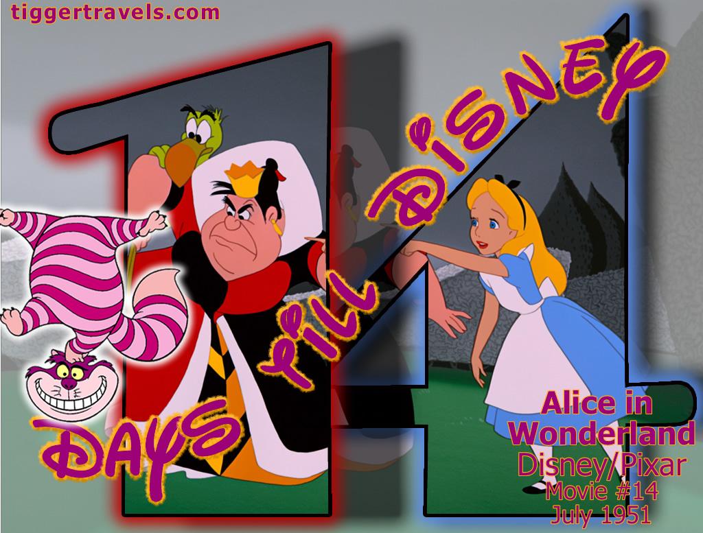 #TTDAVCDN Days till Disney: 14 days Alice in Wonderland Movie # 14 - July 1951