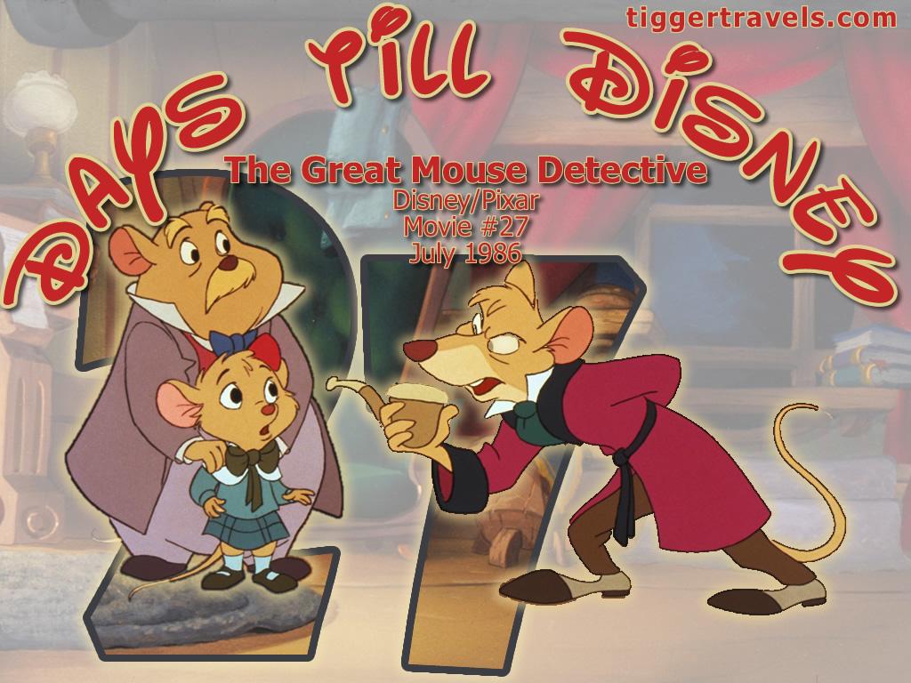 #TTDAVCDN Days till Disney: 27 days The Great Mouse Detective Movie # 27 - July 1986