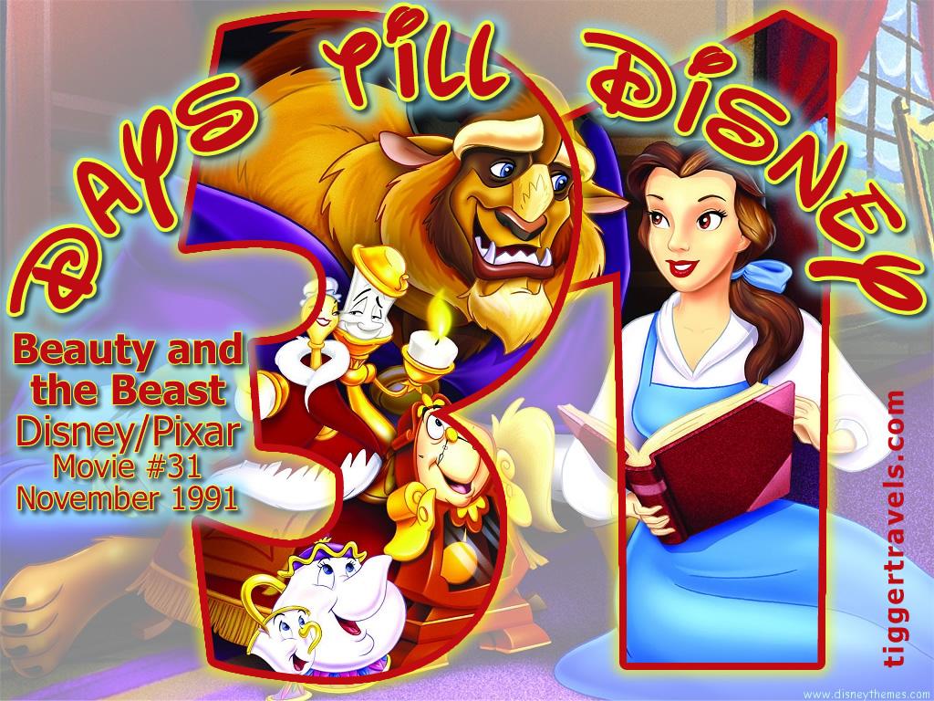 #TTDAVCDN Days till Disney: 31 days Beauty and the Beast Movie # 31 - November 1991