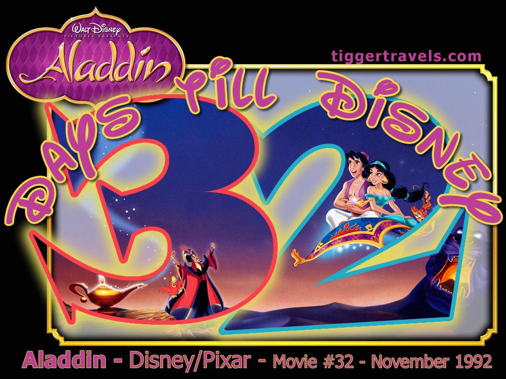#TTDAVCDN Days till Disney: 32 days Aladdin Movie # 32 - November 1992
