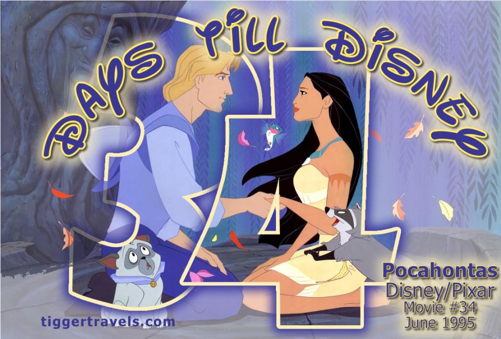 #TTDAVCDN Days till Disney: 34 days Pocahontas Movie # 34 - June 1995