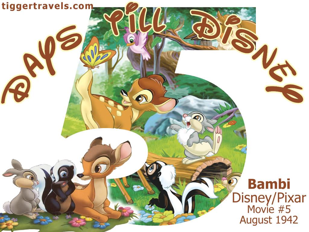 #TTDAVCDN Days till Disney: 5 days Bambi Movie # 5 - August 1942