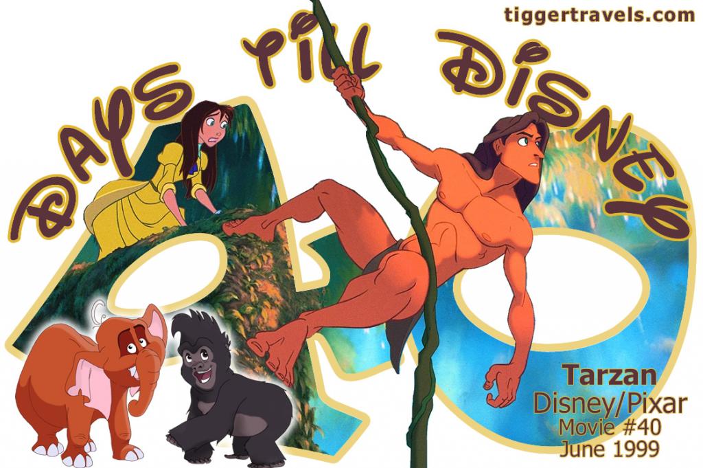 #TTDAVCDN Days till Disney: 40 days Tarzan Movie # 40 - June 1999