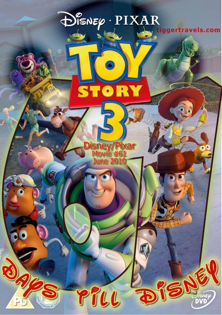 #TTDAVCDN Days till Disney: 61 days Toy Story 3 Movie # 61 - June 2010