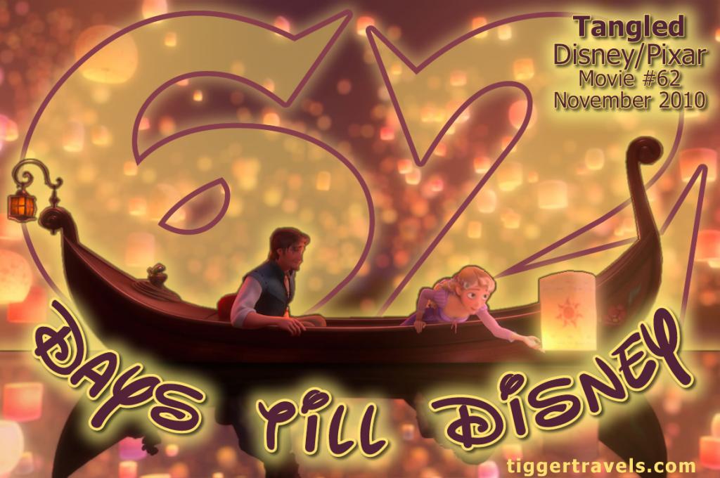 #TTDAVCDN Days till Disney: 62 days Tangled Movie # 62 - November 2010