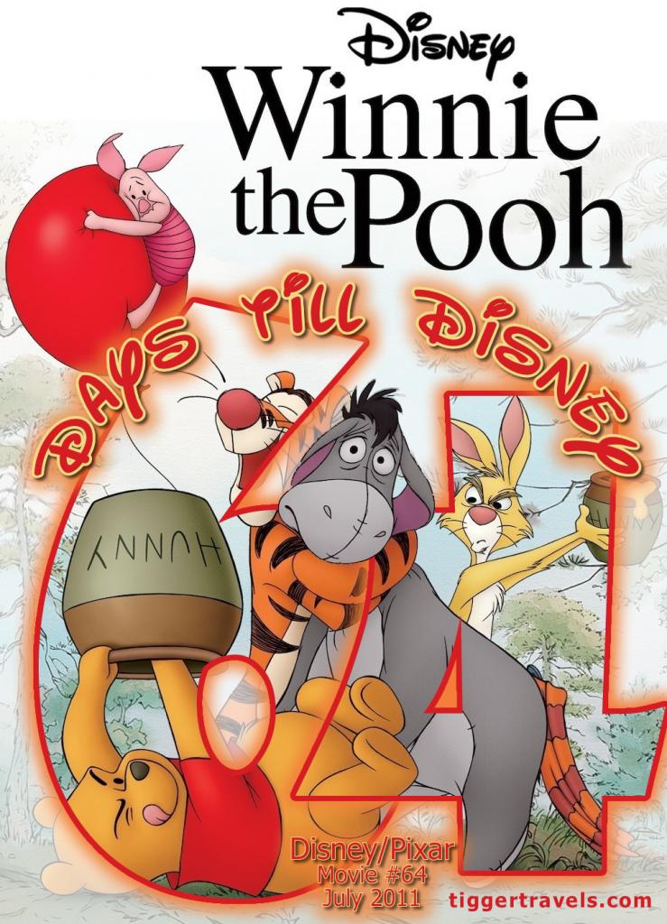 #TTDAVCDN Days till Disney: 64 days Winnie the Pooh Movie # 64 - July 2011