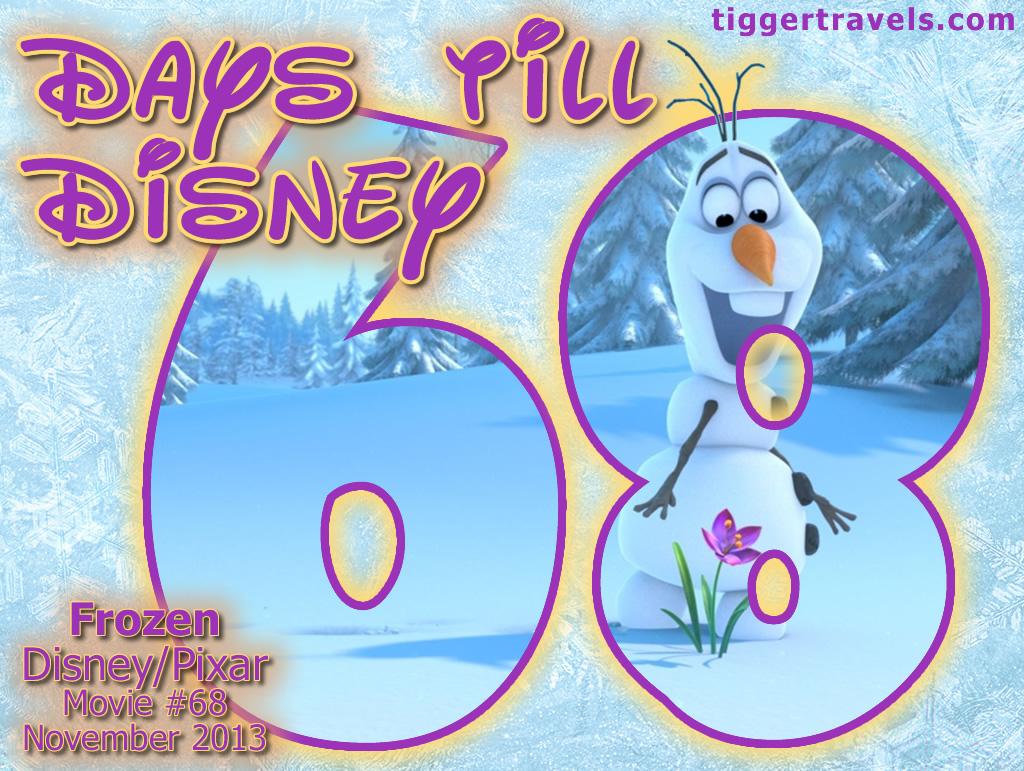#TTDAVCDN Days till Disney: 68 days Frozen Movie # 68 - November 2013