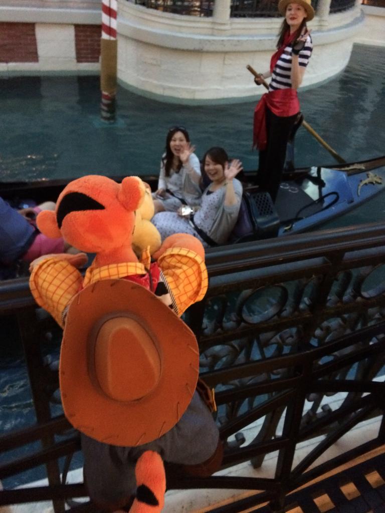 Click to enlarge image  - The Venetian Las Vegas. - Tigger loves taking a stroll along the canals after a great lunch at Yardbird Southern Table & Bar!