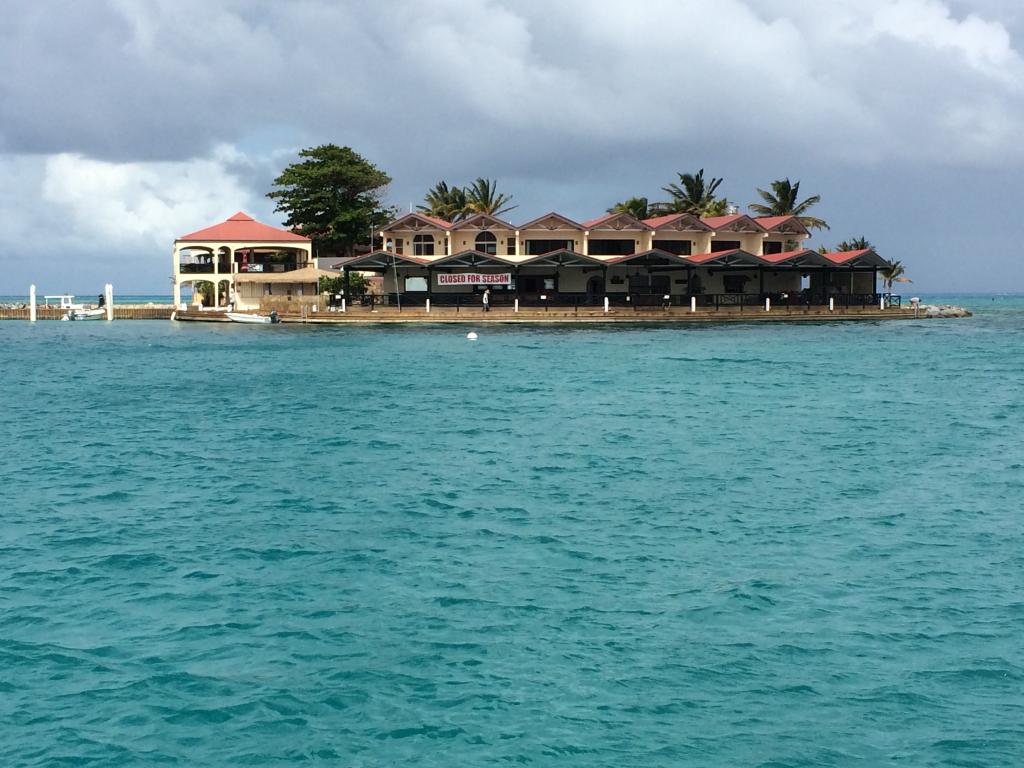 Click to enlarge image A view of the main house on Necker Island owned by Sir Richard Branson and operated by Virgin Limited Edition - TRC Boating in the British Virgin Islands - Part 4 of 5 - Tour of Necker Island owned by Sir Richard Branson from the water as well as Moskito Island and Eustatia Island.