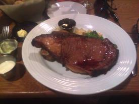 Prime Rib medium well Prime Rib medium well - Dobyns Dining Room, The Keeter Center - College of the Ozarks, Hollister, Missouri