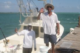A good captain and deck hand make the day at sea an adventure to remember! A good captain and deck hand make the day at sea an adventure to remember! - Deep Sea Fishing in Grand Cayman - We caught nothing but barracuda but we had a lot of FUN doing it!!