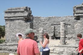 Structure of Tulum Structure of Tulum - Tulum Maya Ruins Site - Long time dream lives up to all expectations and so much more!