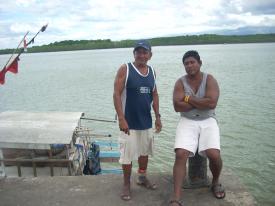 Fishing has been a staple for Puntarenas Canton for many generations. These friends, Jose and Franklin fish nearly every day off the coast of Costa Rica for their living. Fishing has been a staple for Puntarenas Canton for many generations. These friends, Jose and Franklin fish nearly every day off the coast of Costa Rica for their living. - Earth Day, Costa Rica, Central American Paradise - Striving to become the `greenest` country on the planet, there is a role for everyone to play!
