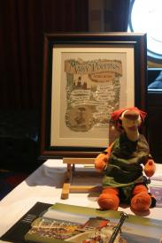 Click to enlarge image Tigger poses with a limited edition Litho of the Mary Popins Song Book - Saving Mr. Banks - A nearly painful tale of the making of a great movie, Mary Poppins!