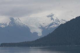 Click to enlarge image Another glacier we spotted on the way into the Tracy Arm - Everyone should Cruise the Inside Passage - Part 2: One of the most impressive cruises ever, the coast of Alaska with take your breath away!!