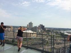 Click to enlarge image View of Memphis Skyline from The Lookout - Bass Pro Shops at The Pyramid - Memphis, Tennessee MUST SEE!!