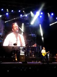 Click to enlarge image Arkansas' own Barrett Baber made famous by The Voice warmed the crowds! - #greenlightavet at Gary Sinise and the Lt. Dan Band - #greenlightavet at The Walmart AMP in Rogers, Arkansas