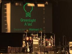 Click to enlarge image #greenlightavet - #greenlightavet at Gary Sinise and the Lt. Dan Band - #greenlightavet at The Walmart AMP in Rogers, Arkansas