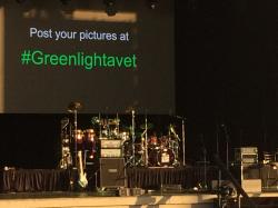 Click to enlarge image #greenlightavet - #greenlightavet at Gary Sinise and the Lt. Dan Band - #greenlightavet at The Walmart AMP in Rogers, Arkansas