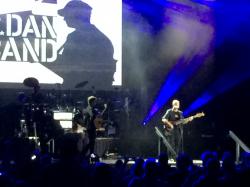 Click to enlarge image Gary Sinise on the right playing Bass - #‎greenlightavet‬ at Gary Sinise and the Lt. Dan Band - #‎greenlightavet‬ at The Walmart AMP in Rogers, Arkansas