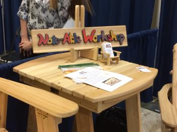 Click to enlarge image - Note-Able Workshop - Building some fo the highest quality Adirondack Furniture!