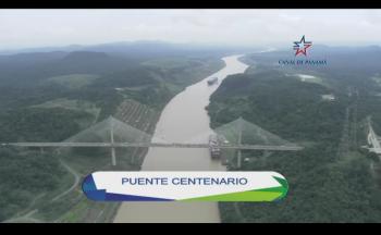 Click to enlarge image Cosco Shipping Panama departing the Atlantic side expanded docks early in the day, the Agua Clara Locks prove themselves on the very first passage! — at Panama Canal. - Panama Canal Expansion Inauguration - June 26, 2016