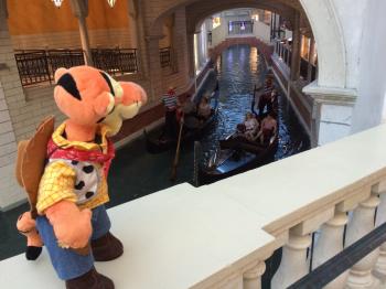 Click to enlarge image  - The Venetian Las Vegas. - Tigger loves taking a stroll along the canals after a great lunch at Yardbird Southern Table & Bar!