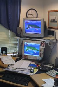 Click to enlarge image - Office Improvements - More Monitors... Better