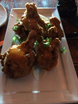 Click to enlarge image CHICKEN LOLLIPOPS  GORGONZOLA AÏOLI, TEXAS BEURRE BLANC - House of Blues Foundation Room Mandalay Bay Resort, Las Vegas, Nevada - 