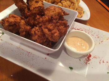 Click to enlarge image Lobster Seafood Fritters - Florida's Seafood Bar & Grill, Cocoa Beach, Florida - Great fresh fried seafood