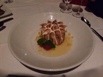 Click to enlarge image Champagne, Passion Fruit,Meringue - Eiffel Tower Restaurant Experience at the Paris Resort - Las Vegas, Nevada