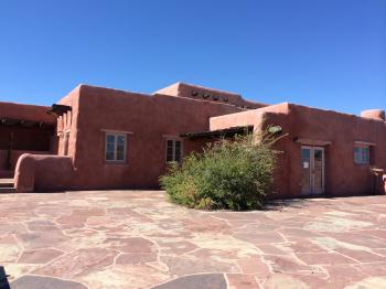Click to enlarge image  - Painted Desert Inn - Explore this intriguing national historic Landmark and discover its fascinating past from homesteads to Route 66! It is in the middle of the Painted Desert right on I-40!