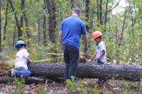 Click to enlarge image  - Arkansas Cabin Ground Breaking - The first days of REAL work - Part 1 of 3