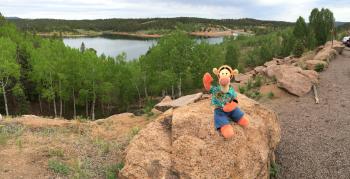 Click to enlarge image Crystal Reservoir. - Exploring the Top of Pikes Peak Mountain - Near Colorado Springs, Colorado, over 14,000 feet and a view that is hard to beat!