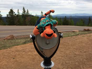 Click to enlarge image One of MANY stops along the way. - Exploring the Top of Pikes Peak Mountain - Near Colorado Springs, Colorado, over 14,000 feet and a view that is hard to beat!