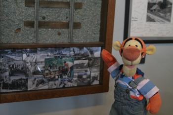 Click to enlarge image Tigger found a piece of Walt's passion project! - Opening April, 1, 2017!! Walt Disney Hometown Museum in Marceline, Missouri - This location holds more of the magic of the Disney Youth than any other!