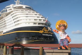 Click to enlarge image Don't forget to take a selfie at the back of the ship!! Every Disney Cruise ship has a different character at the back! - Castaway Cay is a private PARADISE managed by Disney Cruise Line! - The only way Tigger or any other guests of Disney Cruise Line can get to Castaway Cay is on a Cruise.