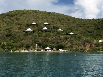 Click to enlarge image Part of the Bitter End Yatch Club - TRC Boating in the British Virgin Islands - Part 4 of 5 - Tour of Necker Island owned by Sir Richard Branson from the water as well as Moskito Island and Eustatia Island.