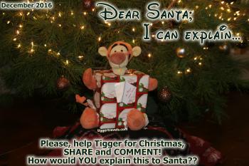 Click to enlarge image Oh, Tigger! - 21 of #25daysofChristmas! - Dear Santa-I can Explain... Tigger writes his letter to Santa #TiggersLetterToSanta2016 - Tigger needs your help writing his 2016 Christmas letter to Santa!