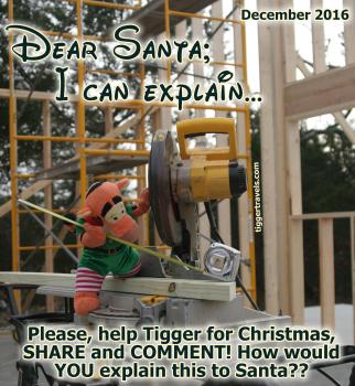 Click to enlarge image Tigger? Are you trained to use that piece of equipment here?? - 13 of #25daysofChristmas! - Dear Santa-I can Explain... Tigger writes his letter to Santa #TiggersLetterToSanta2016 - Tigger needs your help writing his 2016 Christmas letter to Santa!