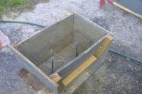 Click to enlarge image  - 8 Small 120 Pound Cabin Footings - One by one