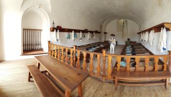 Click to enlarge image Case mate with bunks, table and weapons storage for fast responses in emergencies. - Castle San Cristobal, San Juan, Puerto Rico - Castillo San Cristobal Fortress. - 2 of 4 - #History in #SanJuan, #PuertoRico