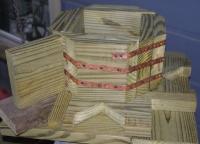 Click to enlarge image - The Hub for the Floor Framing - Solid hunk-a-wood!!