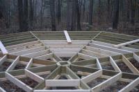 Click to enlarge image  - The floor is framed and decked!! - 